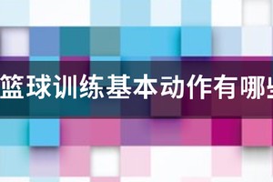 儿童篮球训练项目名称